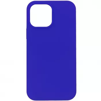 Evelatus Apple iPhone 12 Pro Max Premium Soft Touch Silicone Case Dark Blue