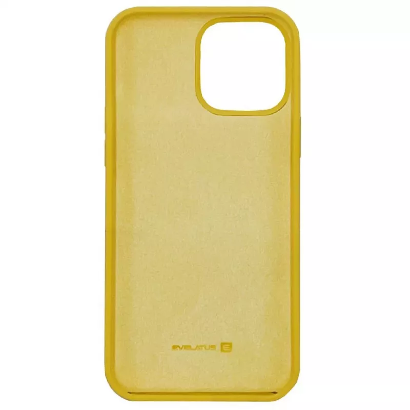 Evelatus Apple iPhone 13 Pro Max Premium Soft Touch Silicone Case Yellow