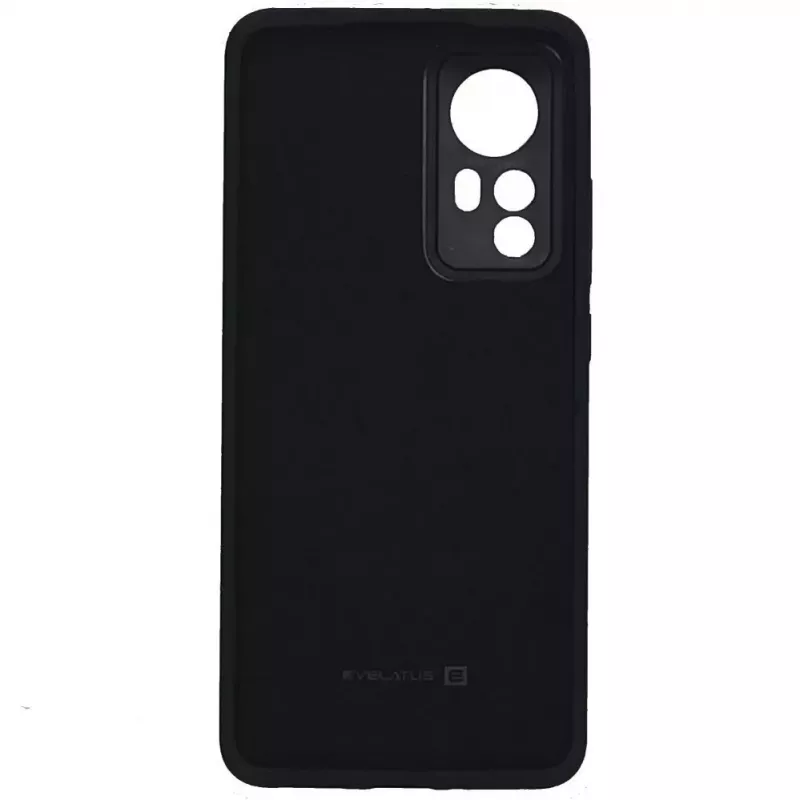 Evelatus Xiaomi 12 Pro Premium Soft Touch Silicone Case Black