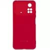 Evelatus Xiaomi Poco X4 Pro 5G Premium Soft Touch Silicone Case Red