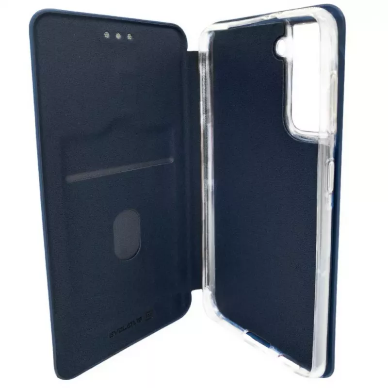 Evelatus Samsung Galaxy S21 FE Book Case Dark Blue