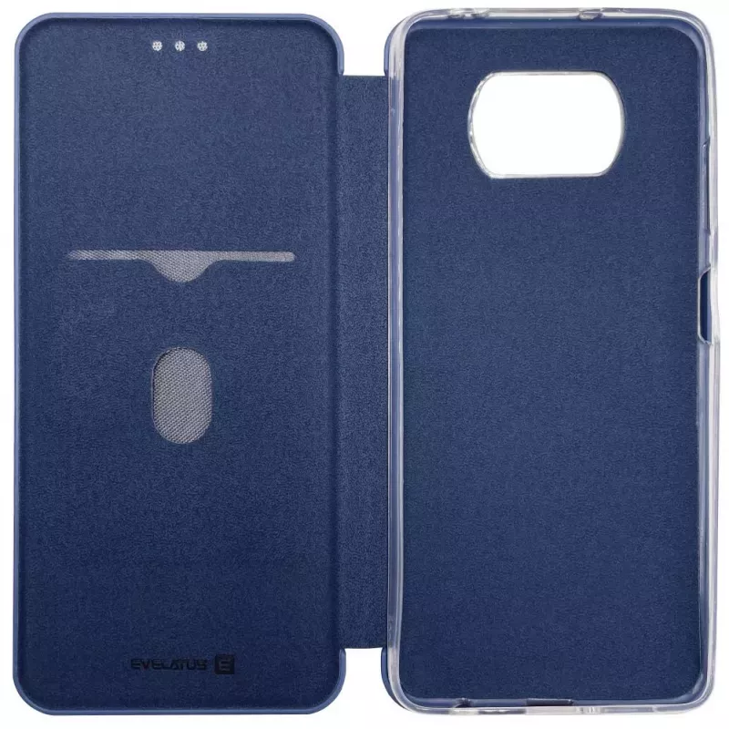 Evelatus Xiaomi Poco X3/X3 NFC/X3 Pro Book Case Dark Blue