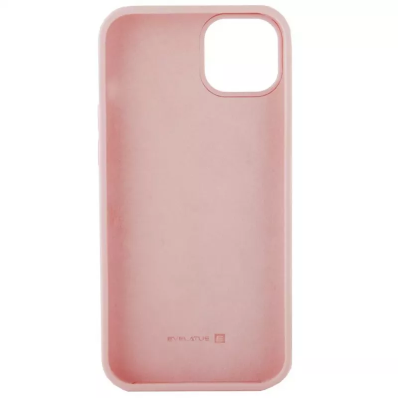 Evelatus Apple iPhone 14 Pro Max 6.7 Premium Soft Touch Silicone Case Light Pink