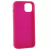 Evelatus Apple iPhone 14 Plus 6.7 Premium Soft Touch Silicone Case Rosy Red