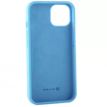 Evelatus Apple iPhone 14 Pro Max 6.7 Premium Soft Touch Silicone Case Sky Blue