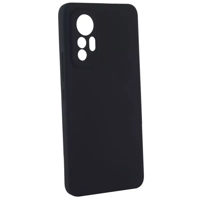 Evelatus Xiaomi 12 Lite Premium Soft Touch Silicone Case Black
