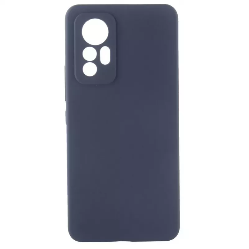 Evelatus Xiaomi 12 Lite Premium Soft Touch Silicone Case Midnight Blue