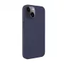 Evelatus Apple iPhone 14 Genuine Leather Case with MagSafe Blue