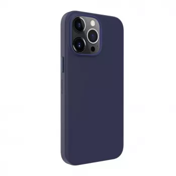 Evelatus Apple iPhone 14 Pro Max Genuine Leather Case with MagSafe Blue