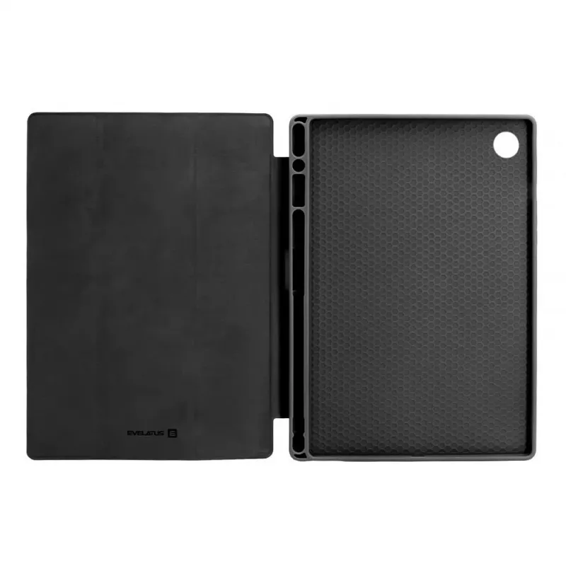 Evelatus Galaxy Tab A8 10.5 (2021) Smart Cover z mikrofibrą wewnątrz Czarny