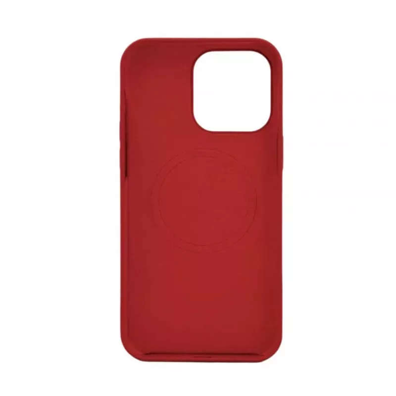 Evelatus Apple iPhone 14 Plus Premium Magsafe Soft Touch Silicone Case Dark Red
