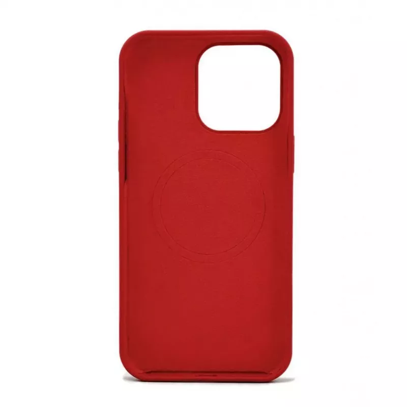 Evelatus Apple iPhone 14 Pro Max Premium Magsafe Soft Touch Silicone Case Dark Red