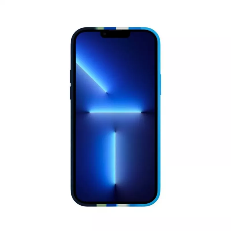 Evelatus Apple iPhone 13 Pro Max Silicone Case Multi-Colored Blue