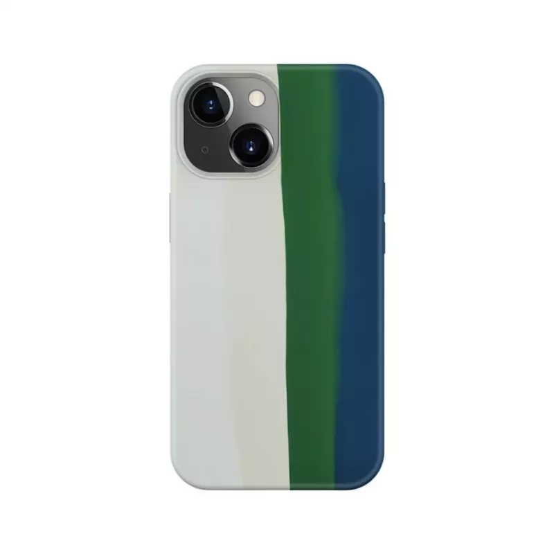 Evelatus Apple iPhone 14 Silicone Case Multi-Colored Green