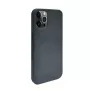 iLike Apple iPhone 12 / 12 Pro Silikonowo-Plastikowe Etui Eco Print Design Czarny