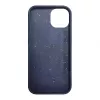 iLike Apple iPhone 13 Silikonowa Plastikowa Etui Eco Print Design Niebieski