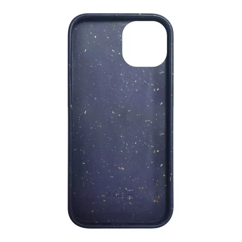 iLike Apple iPhone 13 Silikonowa Plastikowa Etui Eco Print Design Niebieski