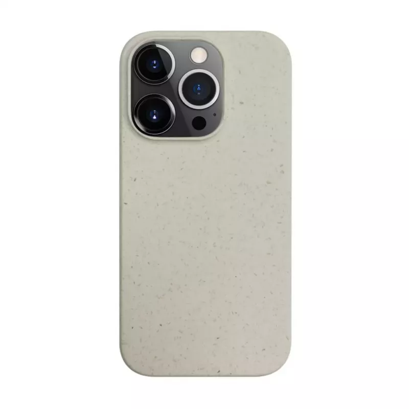 iLike Apple iPhone 13 Pro Silikonowo-Plastikowe Etui Eco Print Design Biały