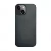 iLike Apple iPhone 14 Silikonowo-Plastikowe Etui Eco Print Design Czarny