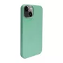 iLike Apple iPhone 14 Silikonowo-Plastikowe Etui Eco Print Design Flower Green