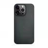 iLike Apple iPhone 14 Pro Max Silicone Plastic Case Eco Print Design Black