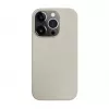 iLike Apple iPhone 14 Pro Max Silikonowe Plastikowe Etui Eco Print Design Biały