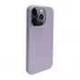 iLike Apple iPhone 14 Pro Max Silikonowo-Plastikowe Etui Eco Print Design Flower Purple