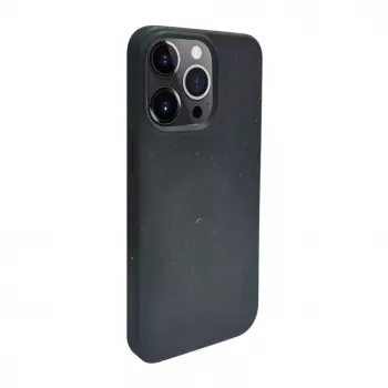 ILIKE Apple iPhone 14 Pro Silikonowo-Plastikowe Etui Eco Print Design Czarny