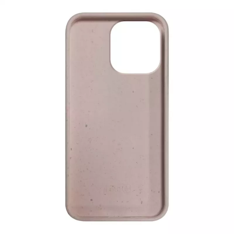 iLike Apple iPhone 14 Pro Silikonowo-Plastikowe Etui Eco Print Design Beżowy