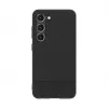 iLike Samsung Galaxy S23 Plastic Leather Back Cover Black
