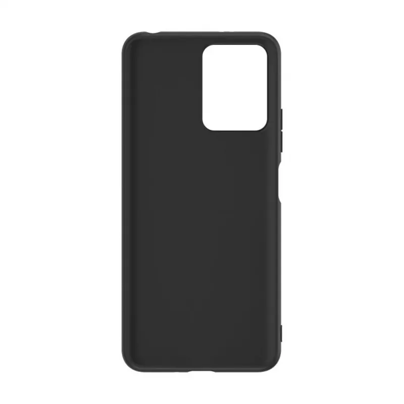 iLike Xiaomi Redmi Note 12 / Poco X5 Plastikowo-Skórzana Tylna Obudowa Czarna