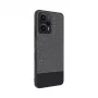 iLike Xiaomi Redmi Note 12 / Poco X5 Plastikowo-Skórzana Tylna Obudowa Szary