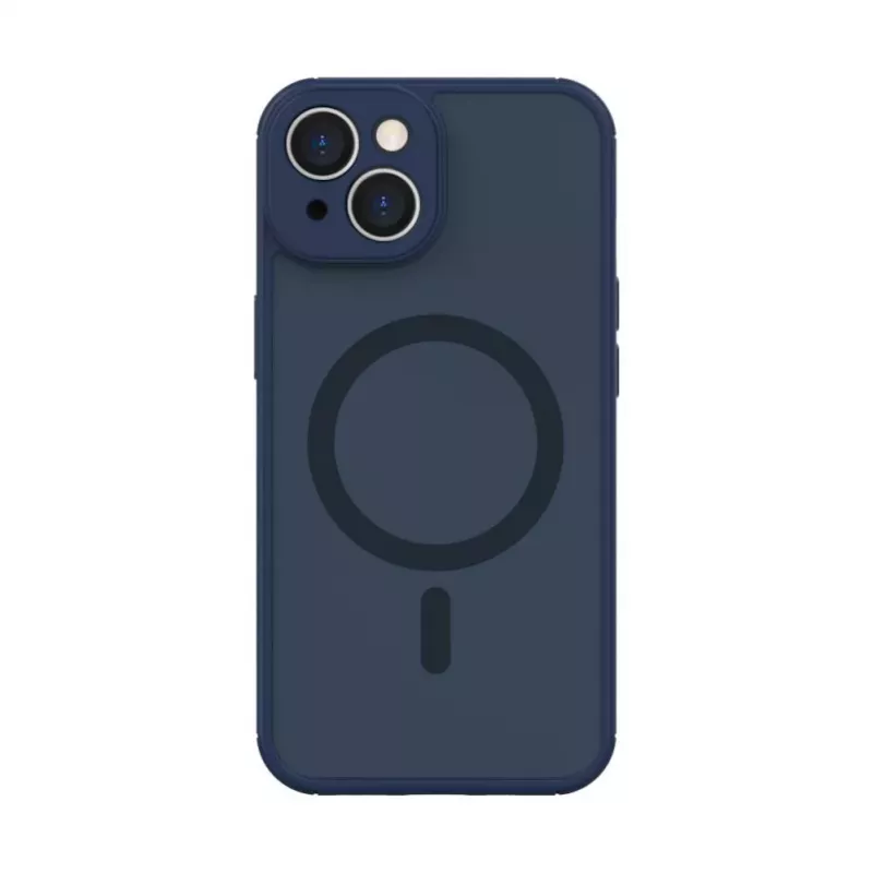 Evelatus Apple iPhone 14 Hybrid Case z MagSafe i ochroną aparatu PC+TPU Niebieski