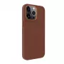 EVELATUS Apple iPhone 13 Pro Genuine Leather Case with MagSafe Brown
