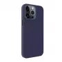 Evelatus Apple iPhone 13 Pro Genuine Leather Case with MagSafe Blue
