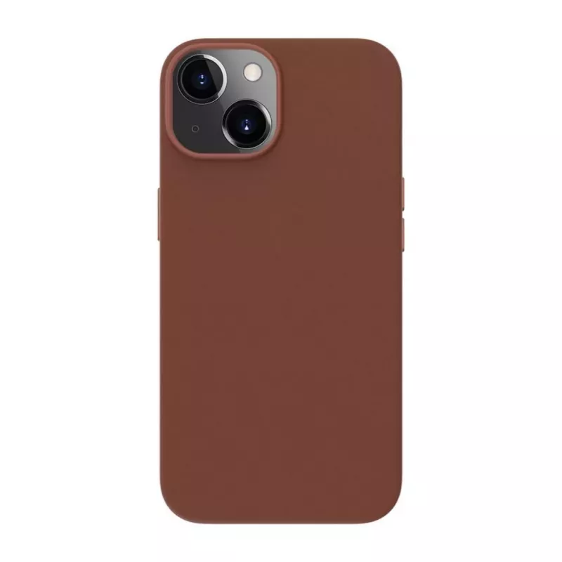 Evelatus Apple iPhone 14 Genuine Leather Case with MagSafe Brown