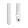 Evelatus 20mm Silicone Loop Watch Strap (S/M 110mm) White