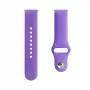 Evelatus 20mm Silicone Loop Watch Strap (S/M 110mm) Deep Purple