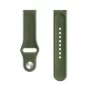 Evelatus Watch 22mm Silicone Loop Watch Strap (S/M 110mm) Olive