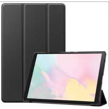 Evelatus Galaxy Tab A7 10.4 (2022) Folio Case z imitacją mikrofibry wewnątrz - Czarny