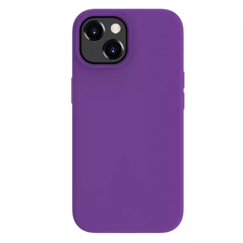 Evelatus Apple iPhone 15 Premium Soft Touch Silicone Case Deep Purple