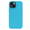 Evelatus Apple iPhone 15 Premium Soft Touch Silicone Case Cyan Blue