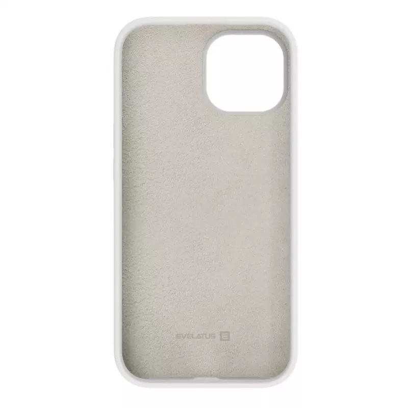 Evelatus Apple iPhone 15 Plus Premium Soft Touch Silicone Case White