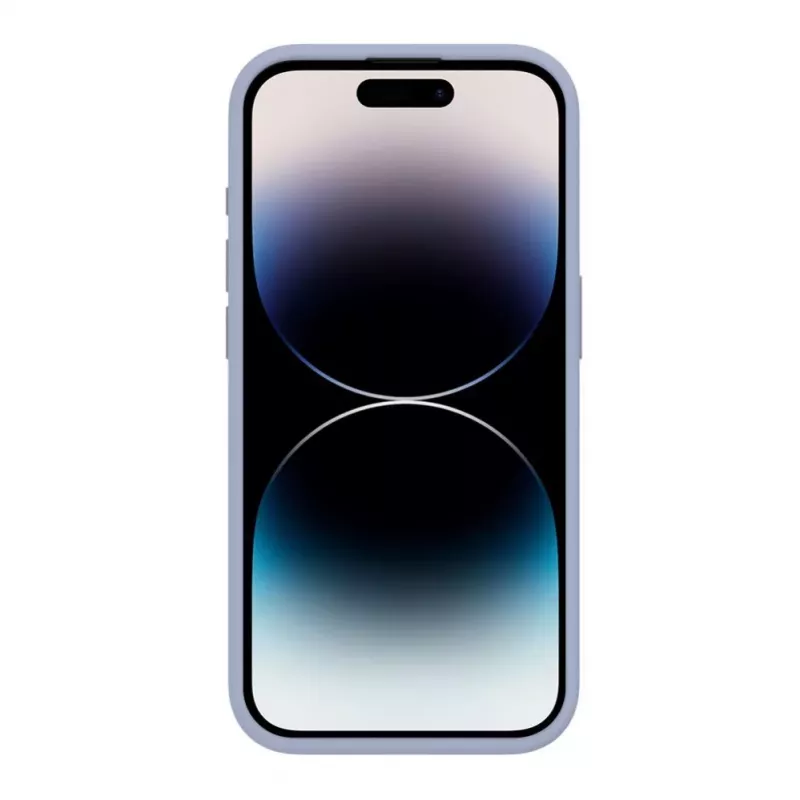 Evelatus Apple iPhone 15 Pro Premium Soft Touch Silicone Case Lavender Gray