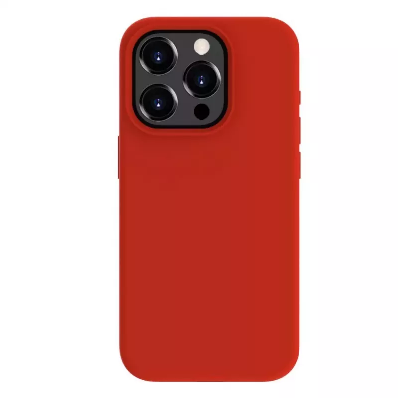 Evelatus Apple iPhone 15 Pro Premium Soft Touch Silicone Case Red