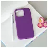 Evelatus Apple iPhone 15 Pro Max Premium Soft Touch Silicone Case Deep Purple