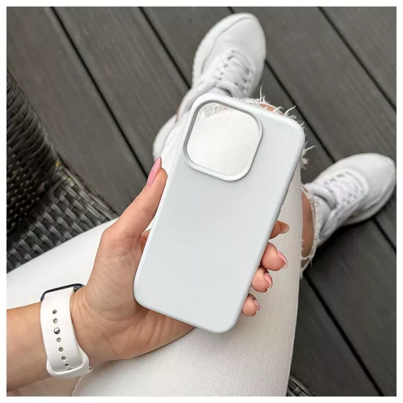 Evelatus Apple iPhone 15 Pro Max Premium Soft Touch Silicone Case White