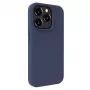 Evelatus Apple iPhone 15 Pro Max Premium Soft Touch Silicone Case Midnight Blue