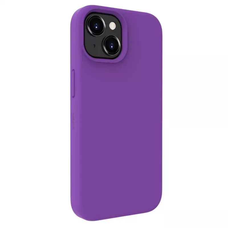 Evelatus Apple iPhone 15 Premium Magsafe Soft Touch Silicone Case Deep Purple