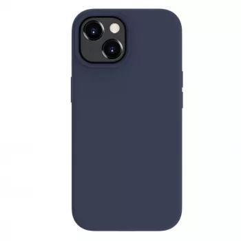 Evelatus Apple iPhone 15 Premium MagSafe Soft Touch Silicone Case Midnight Blue